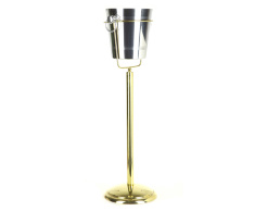 Подставка для шампанского "Шик" напольная 77см (без ведерка) (латунь, золото) Италия
