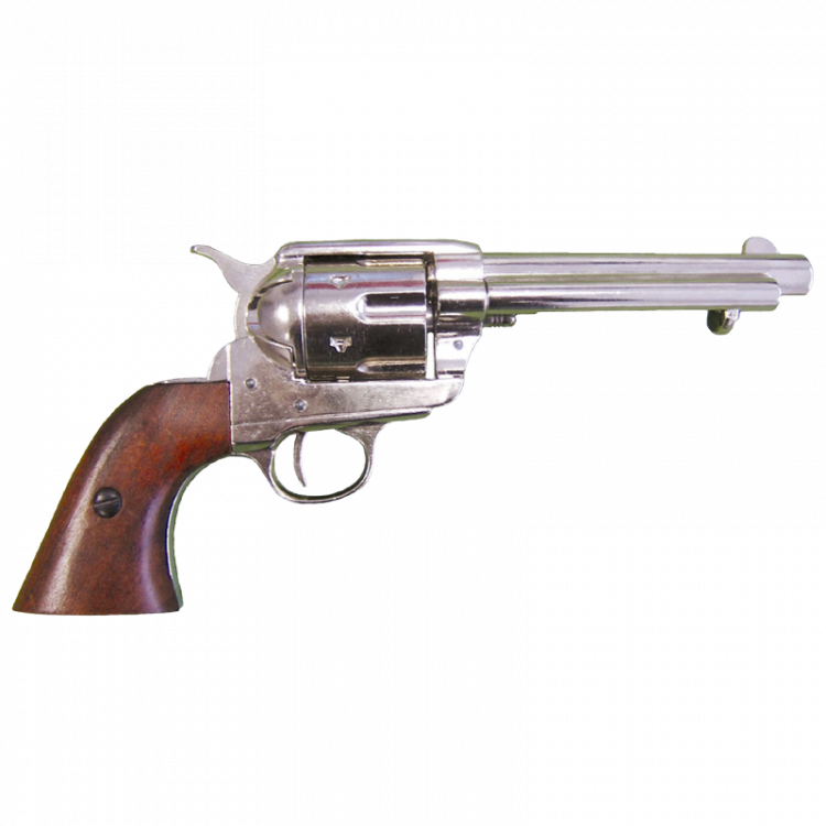 Револьвер Кольт «Peacemaker», никель, США, 1873 г.
