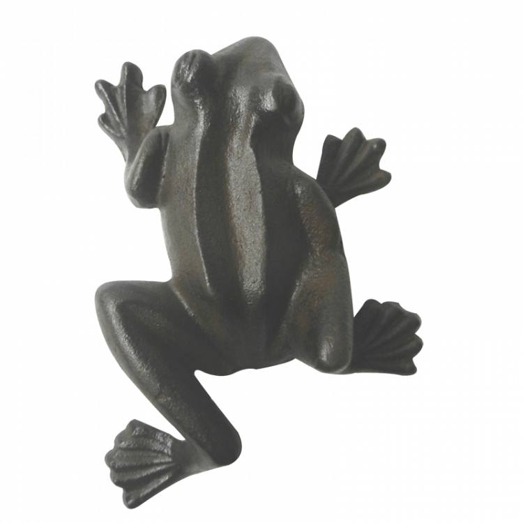 Фигура декоративная "Лягушка" 5.5x13.5x18см (чугун)