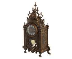 Часы каминные с маятником &quot;Викториано&quot; 45см (латунь, антик) Италия