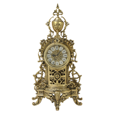 Часы каминные &quot;Клод&quot; 41х21х11см (бронза, золото) Португалия