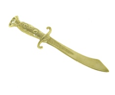 Нож для бумаг Кинжал 20см (латунь, золото) Италия
