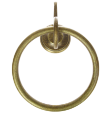 Вешалка-кольцо для полотенец "Белла" (латунь, антик) Италия
